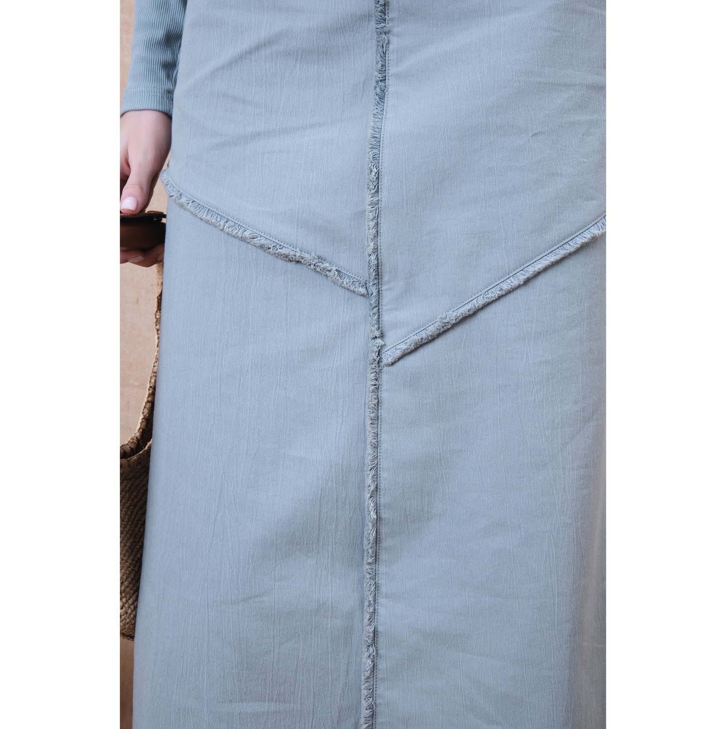 Multi Seam Fringe skirt