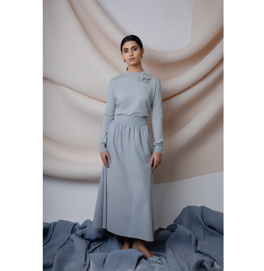 Waistband Gathered Allure Skirt