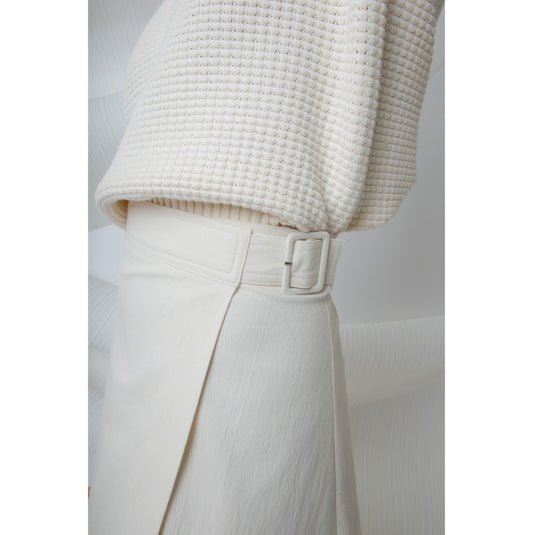 Aline Wrap Skirt with Buckle