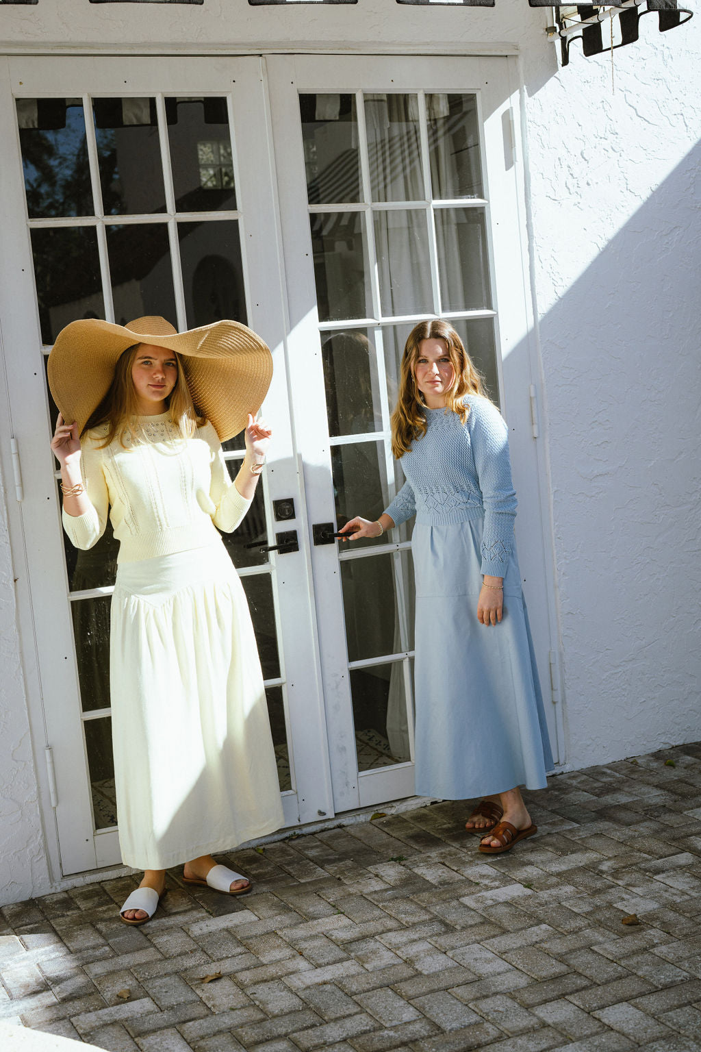Boat Wave Gathered Skirt