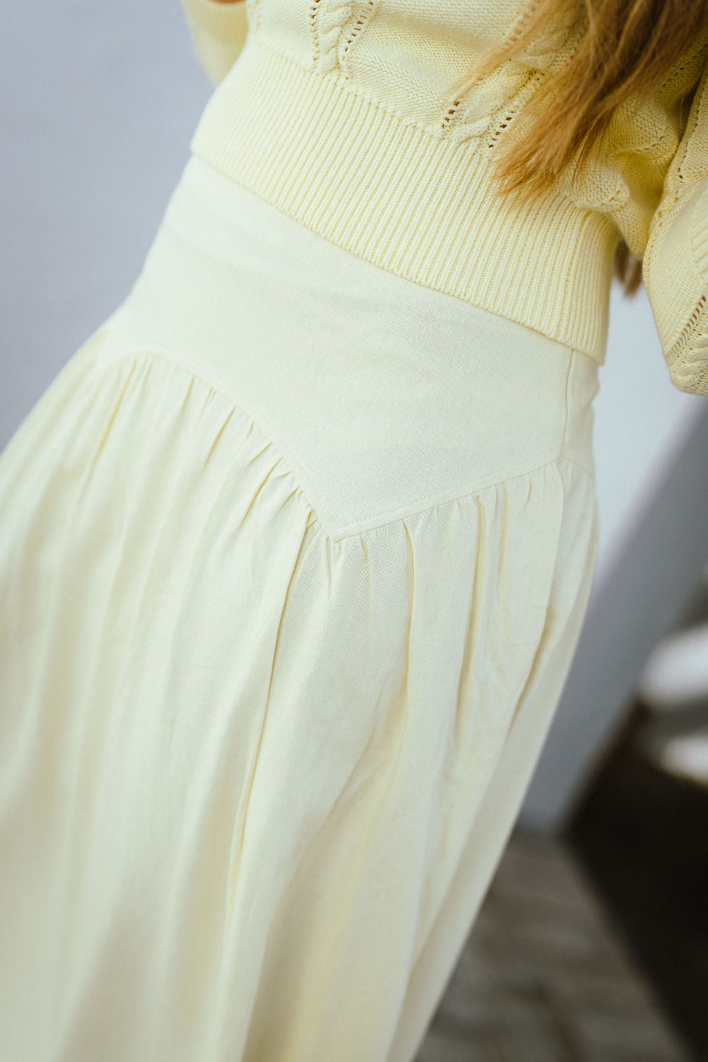 Boat Wave Gathered Skirt