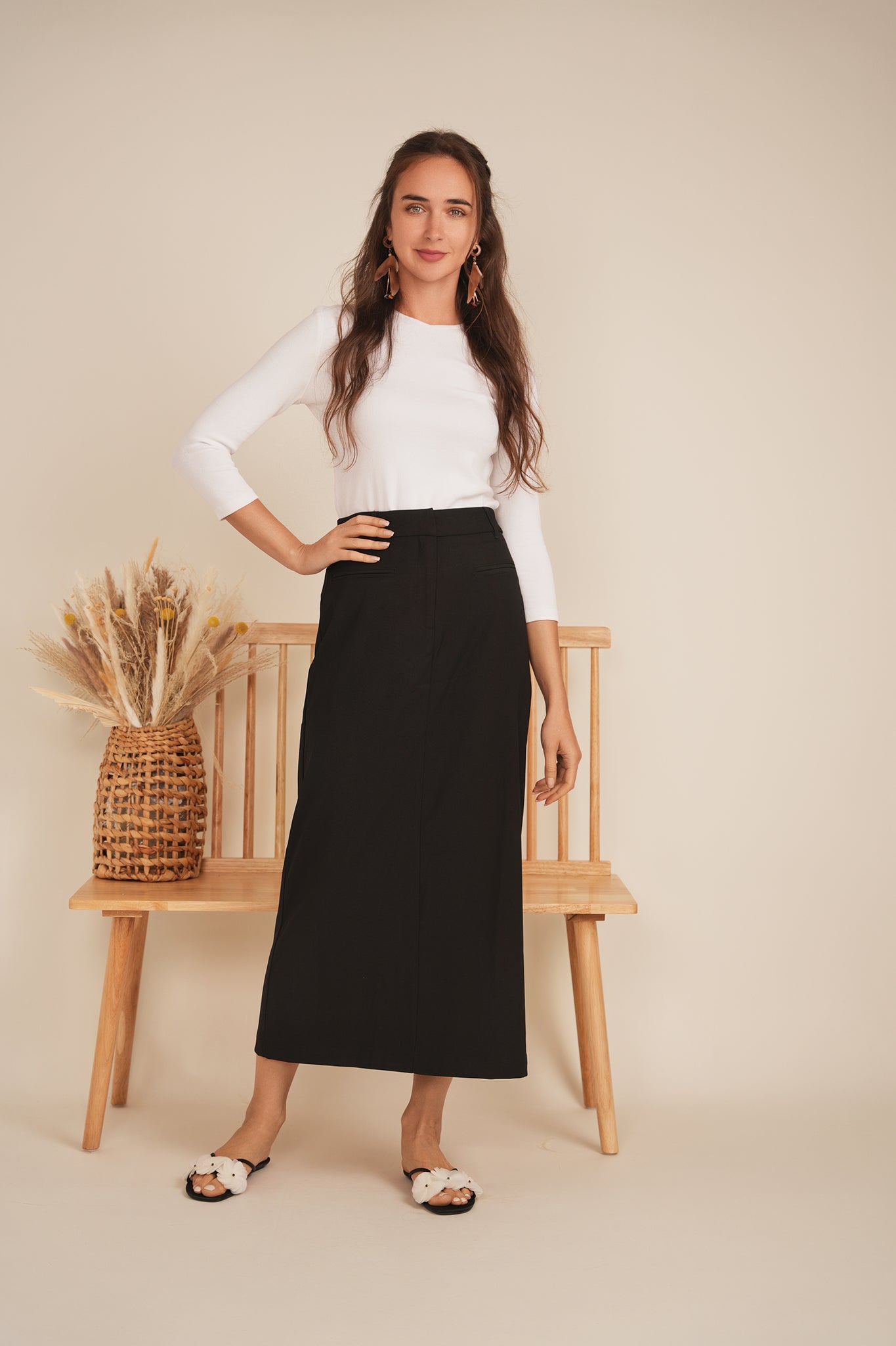 Hidden Pockets Minute Flair Skirt