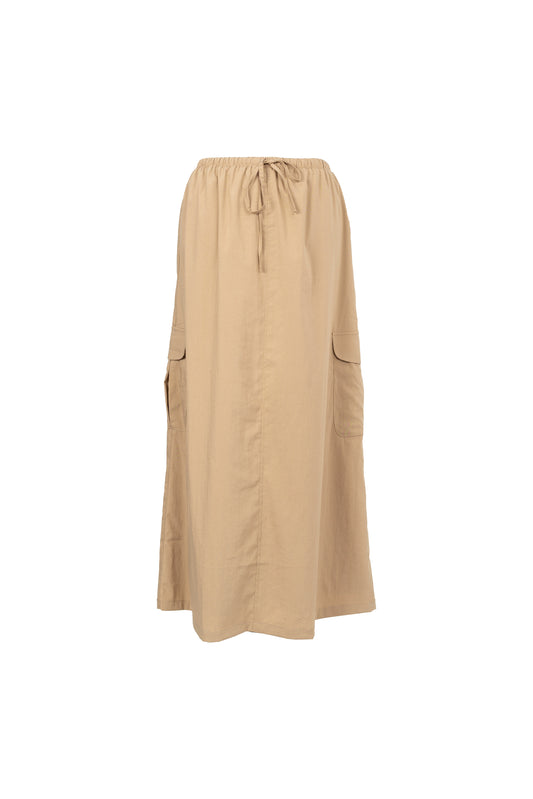 Cotton Drawstring Style Skirt