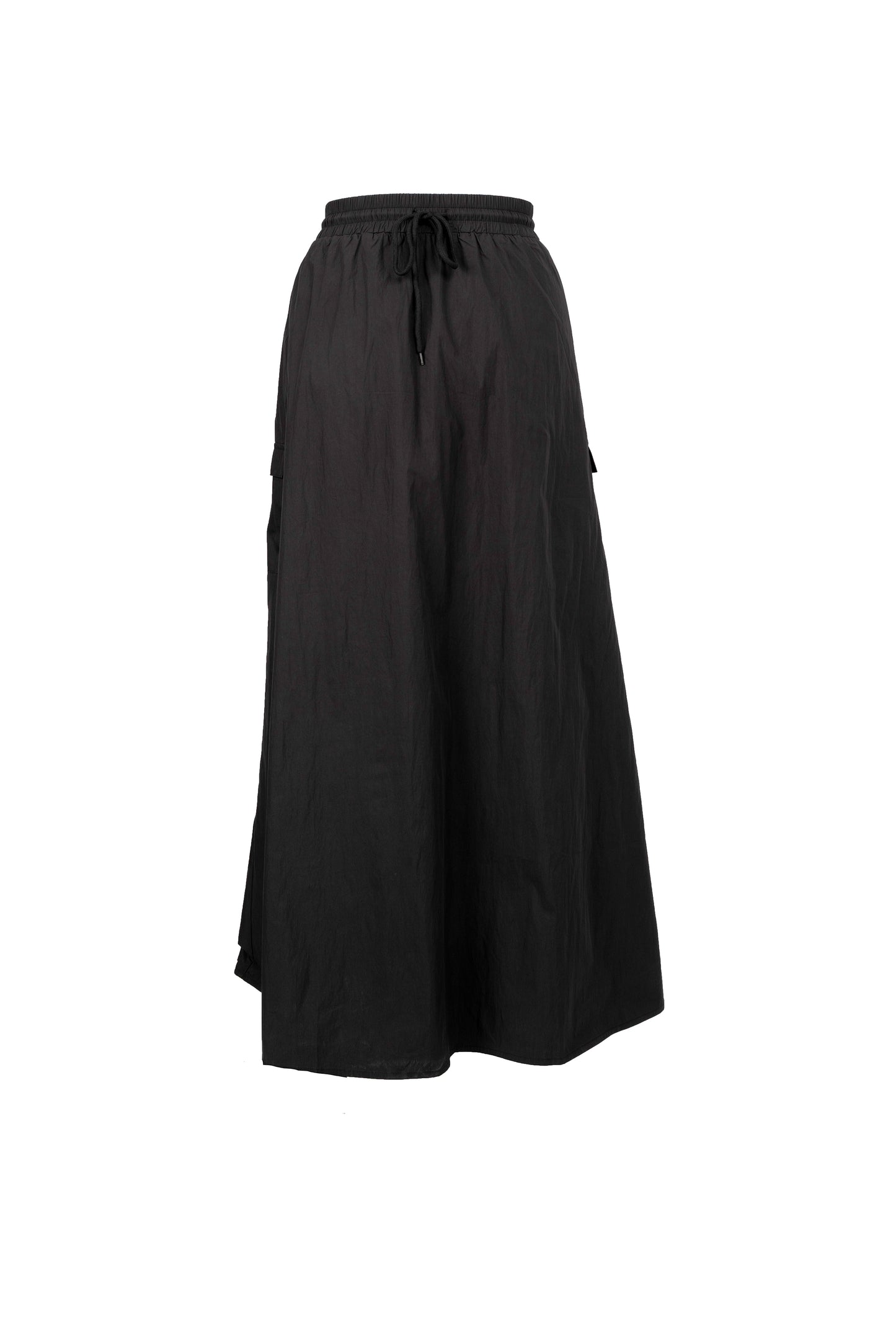 Drawstring and Pocket Cargo Skirt