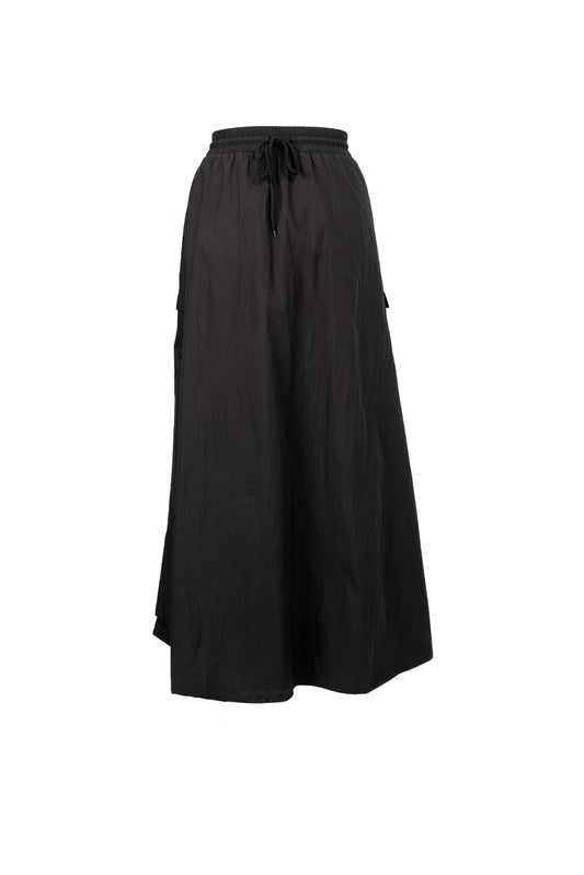 Drawstring and Pocket Cargo Skirt