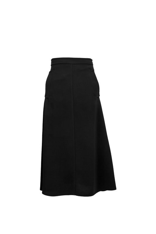 Flat Pockets A- line Skirt
