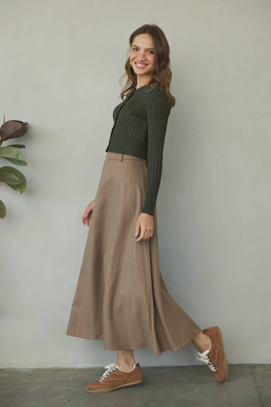 Wool Circle Skirt