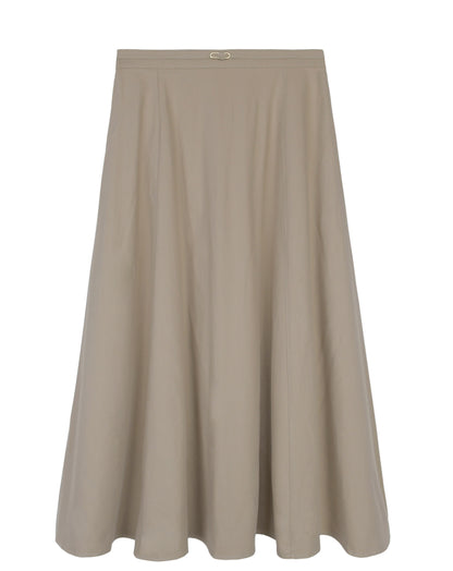 Flared Skirt with Waisted Detail
