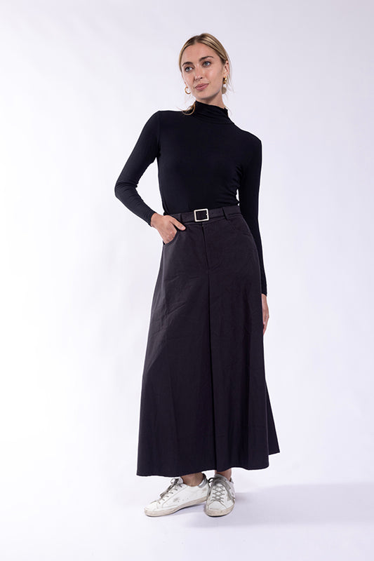 Basic Belted Skirt