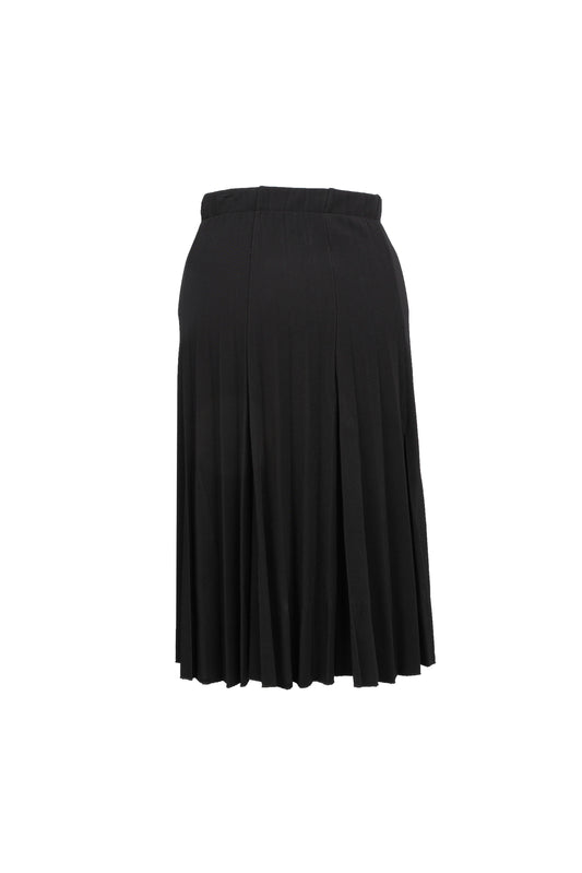 Micro Rib Pleated Skirt