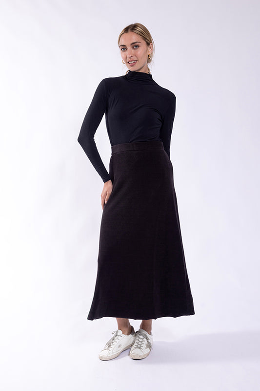 Chenille A-line Skirt