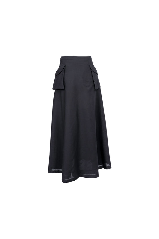 Flap Style Pocket Skirt
