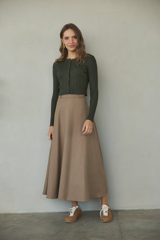 Wool Circle Skirt